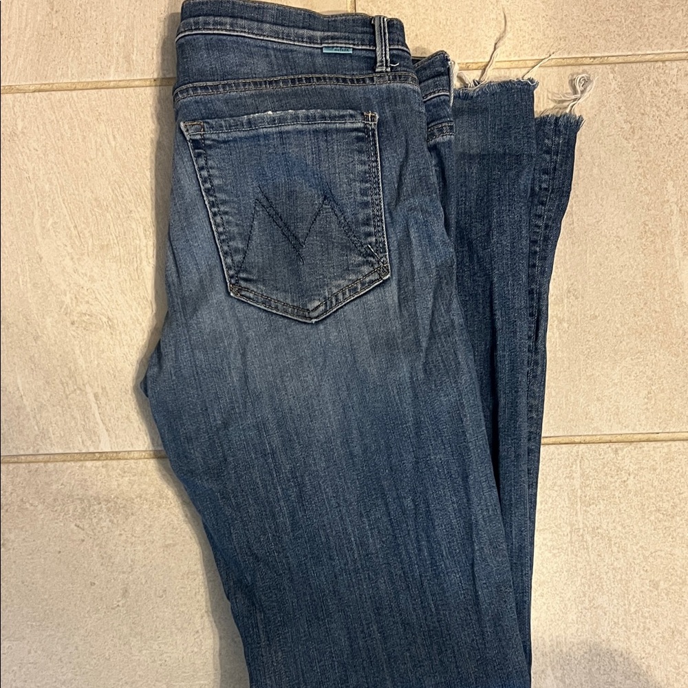 MOTHER Women's Blue Jeans
